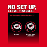 Milwaukee M18 FUEL 18V Lithium-Ion Brushless Cordless 4 ft. Concrete Pencil Vibrator Kit with 6.0 Ah Battery & M18 FUEL Grinder