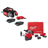 Milwaukee MX FUEL Lithium-Ion Cordless Briefcase Concrete Vibrator Kit W/M18 FUEL 1 in. SDS-Plus Rotary Hammer/Dust Extractor Kit