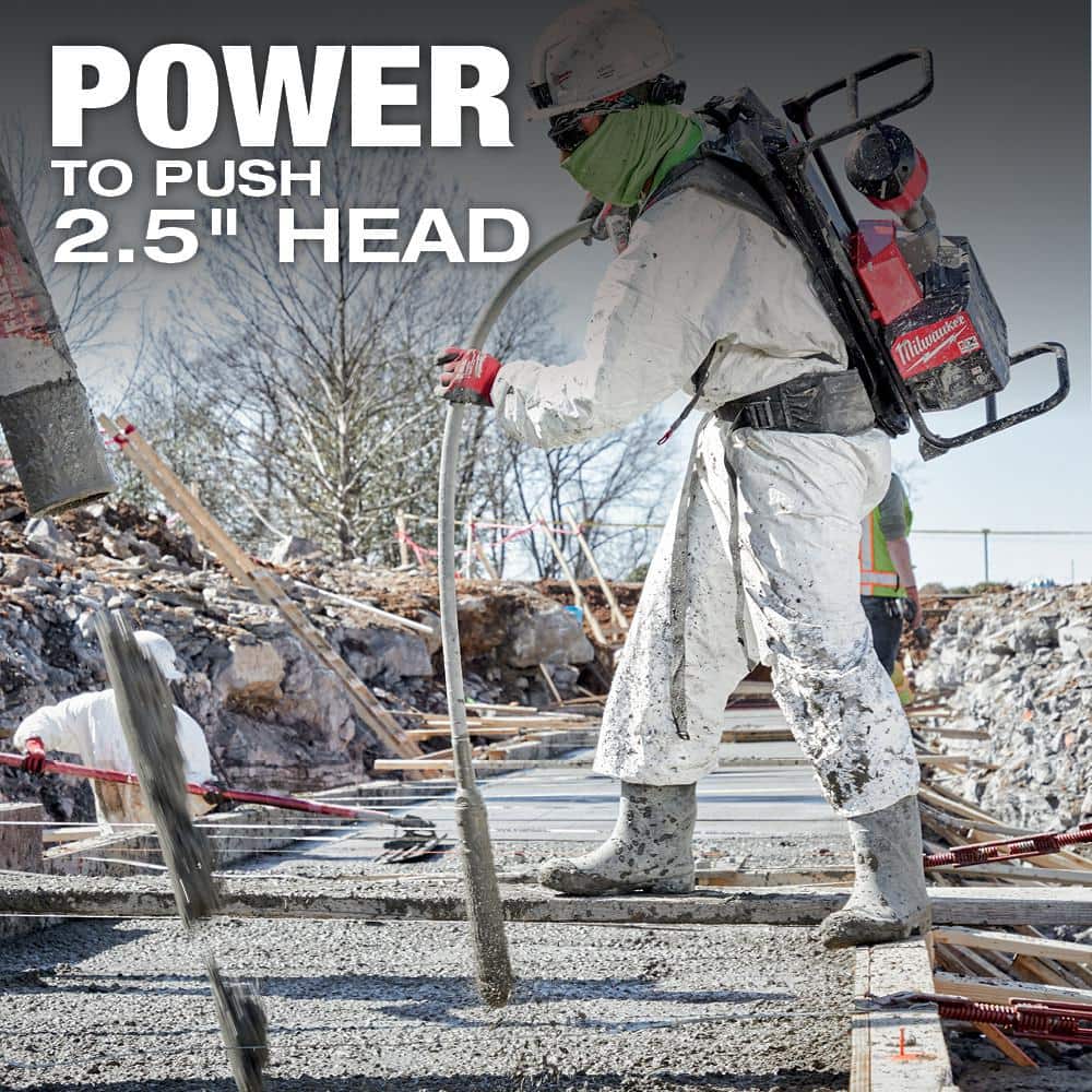 Milwaukee MX FUEL Lithium‑Ion Cordless Concrete Vibrator Kit with (2) Batteries and Charger, Model MXF371-2XC