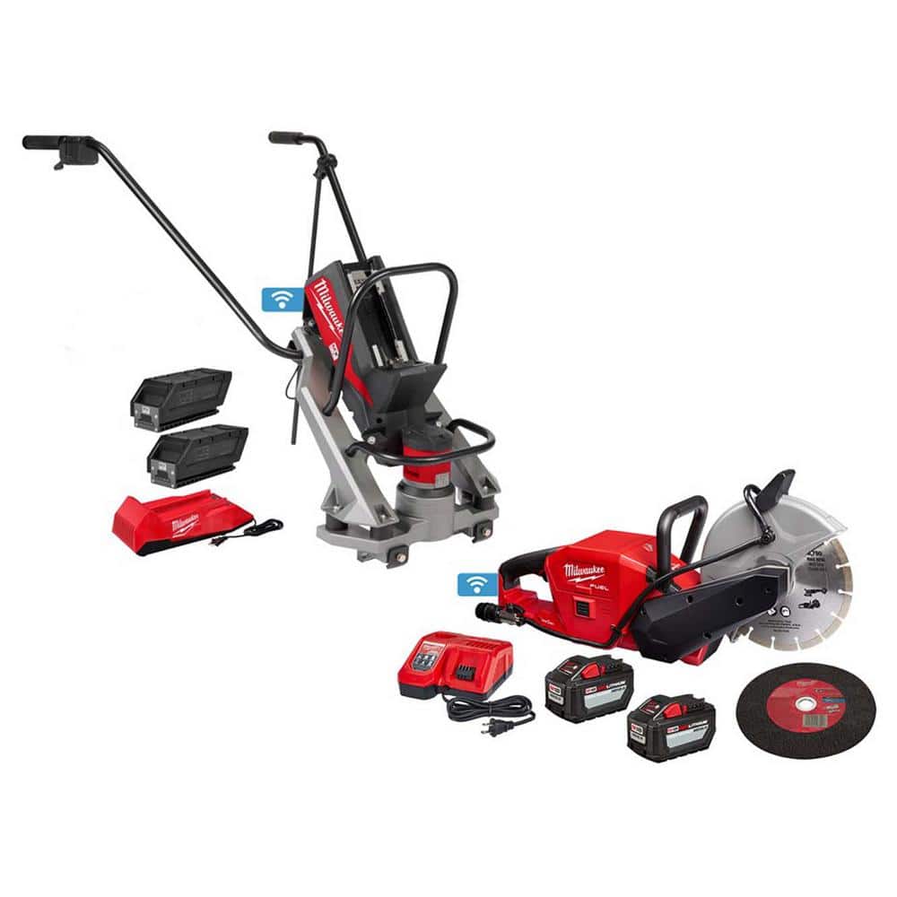 Milwaukee MX FUEL Cordless Vibratory Screed Kit with M18 1-1/8 in. SDS Rotary Hammer & Dust Extractor (MXF381-2CP-2915-22DE)
