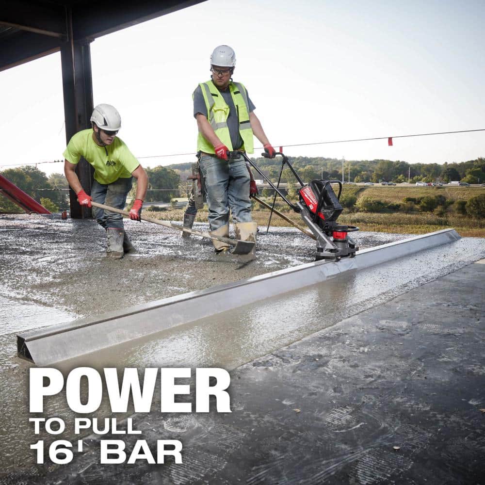 Milwaukee MX FUEL Cordless Vibratory Screed Kit with M18 FUEL ONE-KEY 9 in. Cut-Off Saw