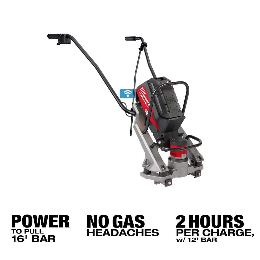 Milwaukee MX FUEL Lithium-Ion Cordless Vibratory Screed Kit with (2) MX FUEL REDLITHIUM CP203 Batteries & Charger, MXF381-2CP