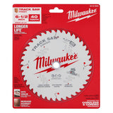 Milwaukee 6-1/2 in. Assorted Carbide Track Saw Blades (3-Piece)