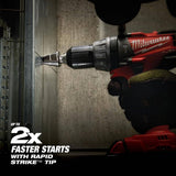 Milwaukee #1 Black Oxide Step Drill Bit, 1/8 in. – 1/2 in., 1/32 in. Increments (13 Steps)