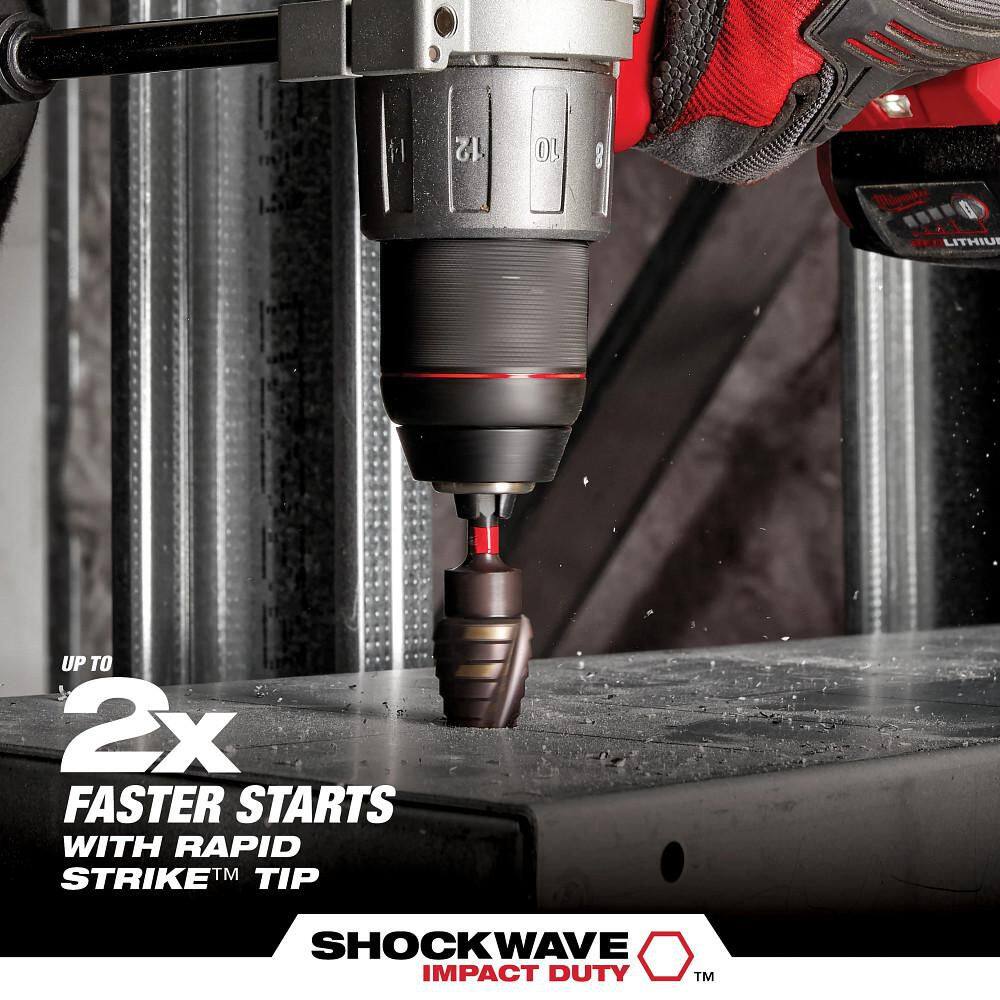 Milwaukee SHOCKWAVE Impact Duty Titanium Step Bit Kit (6-Piece)