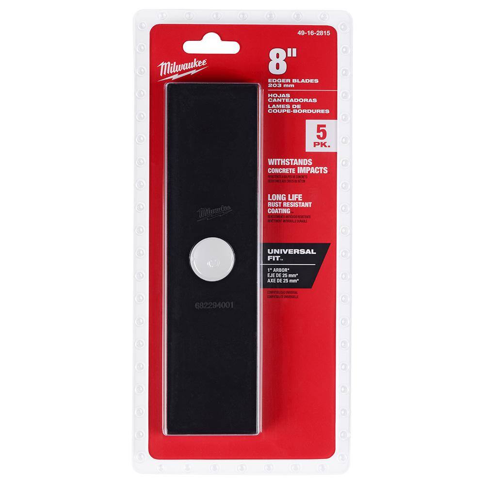Milwaukee 8 in. Replacement Edger Blade (5-Pack)