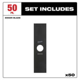 Milwaukee 8 in. Replacement Edger Blade (50-Pack)