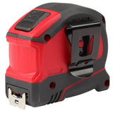 Milwaukee 25 ft. Compact Auto-Lock Tape Measure, Nylon-Coated Blade, 12 ft Reach (2-Pack)