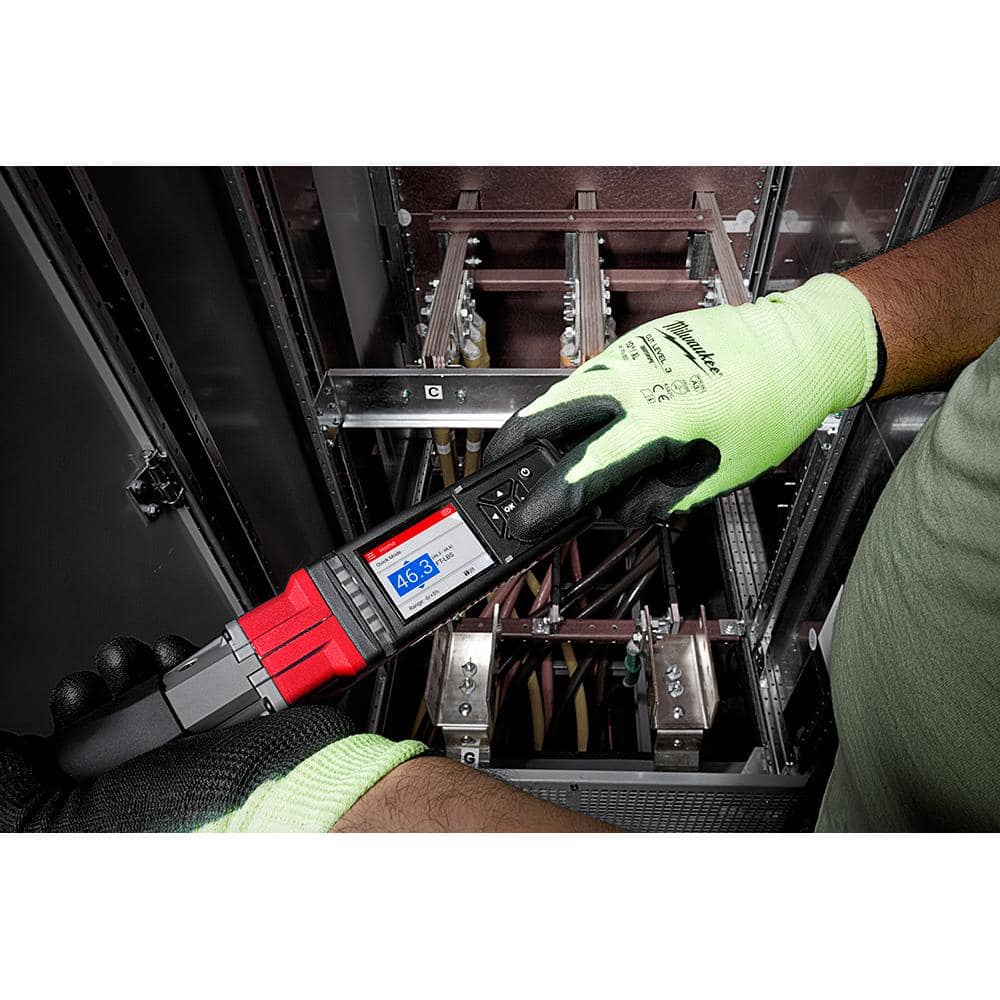 Milwaukee M12 FUEL ONE-KEY 12V Brushless Cordless 3/8 in. Digital Torque Wrench Kit with Two 2.0Ah Batteries