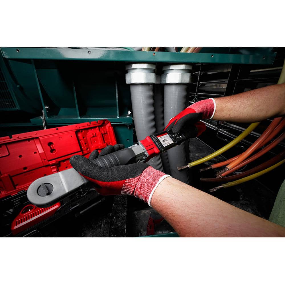 Milwaukee M12 FUEL ONE-KEY 12V Brushless Cordless 3/8 in. Digital Torque Wrench Kit with Two 2.0Ah Batteries