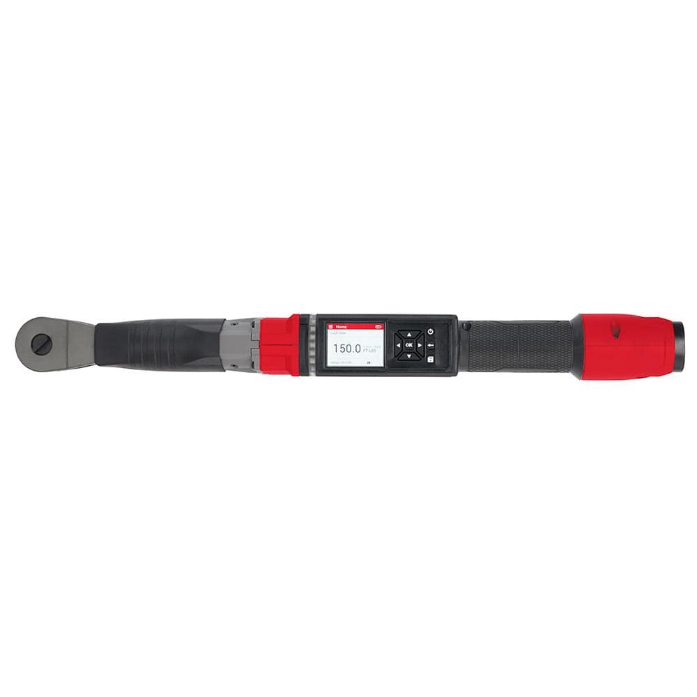 Milwaukee M12 FUEL ONE-KEY 12V Brushless Cordless 1/2 in. Digital Torque Wrench Kit with Two 2.0Ah Batteries