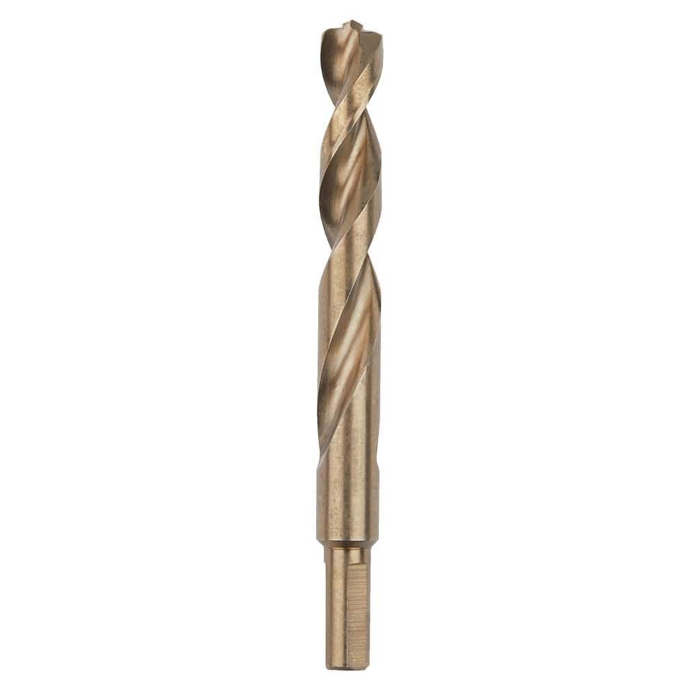 Milwaukee 1/2 in. Cobalt RED HELIX Twist Drill Bit, 6 in Length, 3-Flat Shank