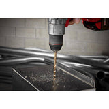 Milwaukee Cobalt RED HELIX Twist Drill Bit Set for Drill Drivers, 15-Piece (Model 48-89-2331)