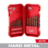 Milwaukee Cobalt RED HELIX Twist Drill Bit Set for Drill Drivers, 23-Piece