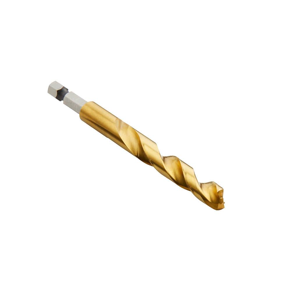 Milwaukee SHOCKWAVE Impact Duty RED HELIX Titanium Twist Drill Bit Set (15-Piece)