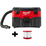 Milwaukee M18 18-Volt 2 Gal. Lithium-Ion Cordless Wet/Dry Vacuum (Vacuum-Only)