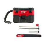 Milwaukee M18 18-Volt 2 Gal. Cordless Wet/Dry Vacuum with AIR-TIP Flexible Hose Set, HEPA Filter, 45 CFM