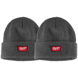 Milwaukee Men's Gray Rib-Knit Cuffed Beanie Cap