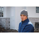 Milwaukee Men's Gray Fleece-Lined Beanie Cap, One Size Fits Most