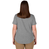 Milwaukee Women’s Large Gray FREEFLEX Short Sleeve Hybrid Work T-Shirt