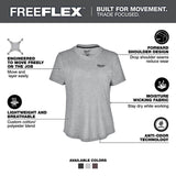 Milwaukee Women’s Large Gray FREEFLEX Short Sleeve Hybrid Work T-Shirt
