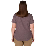 Milwaukee Women’s Large Purple FREEFLEX Short Sleeve Hybrid Work T-Shirt