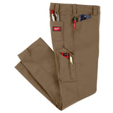 Milwaukee Women's Size 6 Khaki Cotton/Polyester Work Pants with 7 Pockets