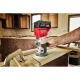 Milwaukee M18 FUEL 18V Lithium-Ion Brushless Cordless Compact Router, 1/4 in. Collet, Fixed Base (Tool-Only)