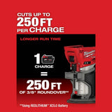Milwaukee M18 FUEL 18V Lithium-Ion Brushless Cordless Compact Router, 1/4 in. Collet, Fixed Base (Tool-Only)