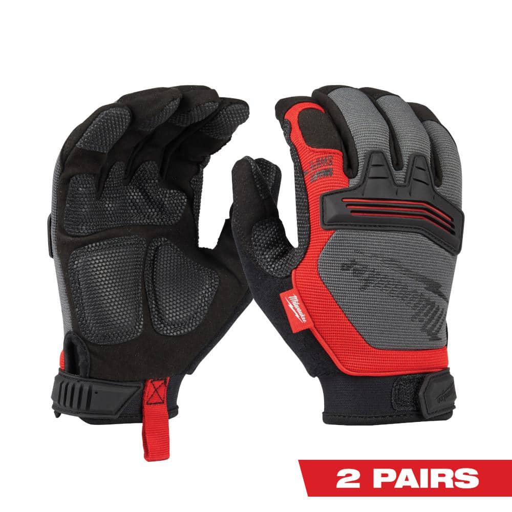 Milwaukee XX-Large Demolition Gloves (2-Pack)