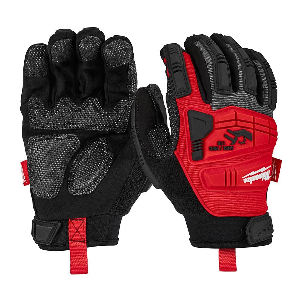 Milwaukee Small Demolition Gloves, Touchscreen-Enabled (3-Pack)