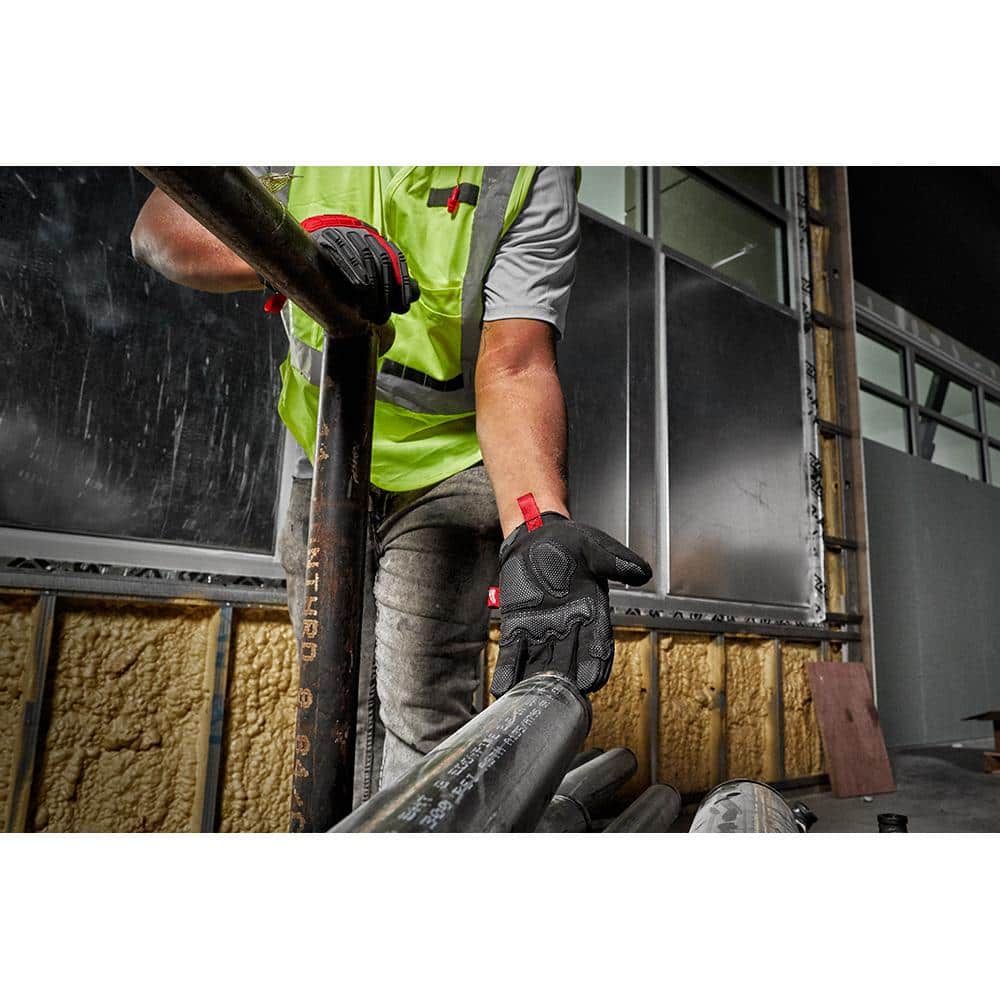Milwaukee Small Demolition Gloves, Touchscreen-Enabled (3-Pack)