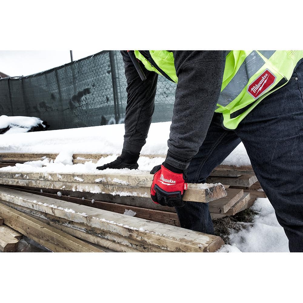 Milwaukee Medium Winter Demolition Gloves, Waterproof, 40g Insulation, SMARTSWIPE (48-73-0041)