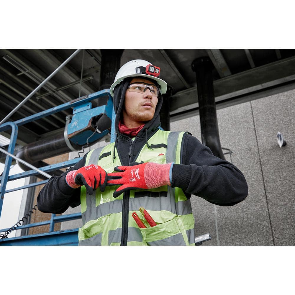Milwaukee 2X-Large Red Latex Level 2 Cut Resistant Insulated Winter Dipped Work Gloves (2-Pack)