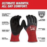Milwaukee 2X-Large Red Latex Level 4 Cut Resistant Insulated Winter Dipped Work Gloves (2-Pack)