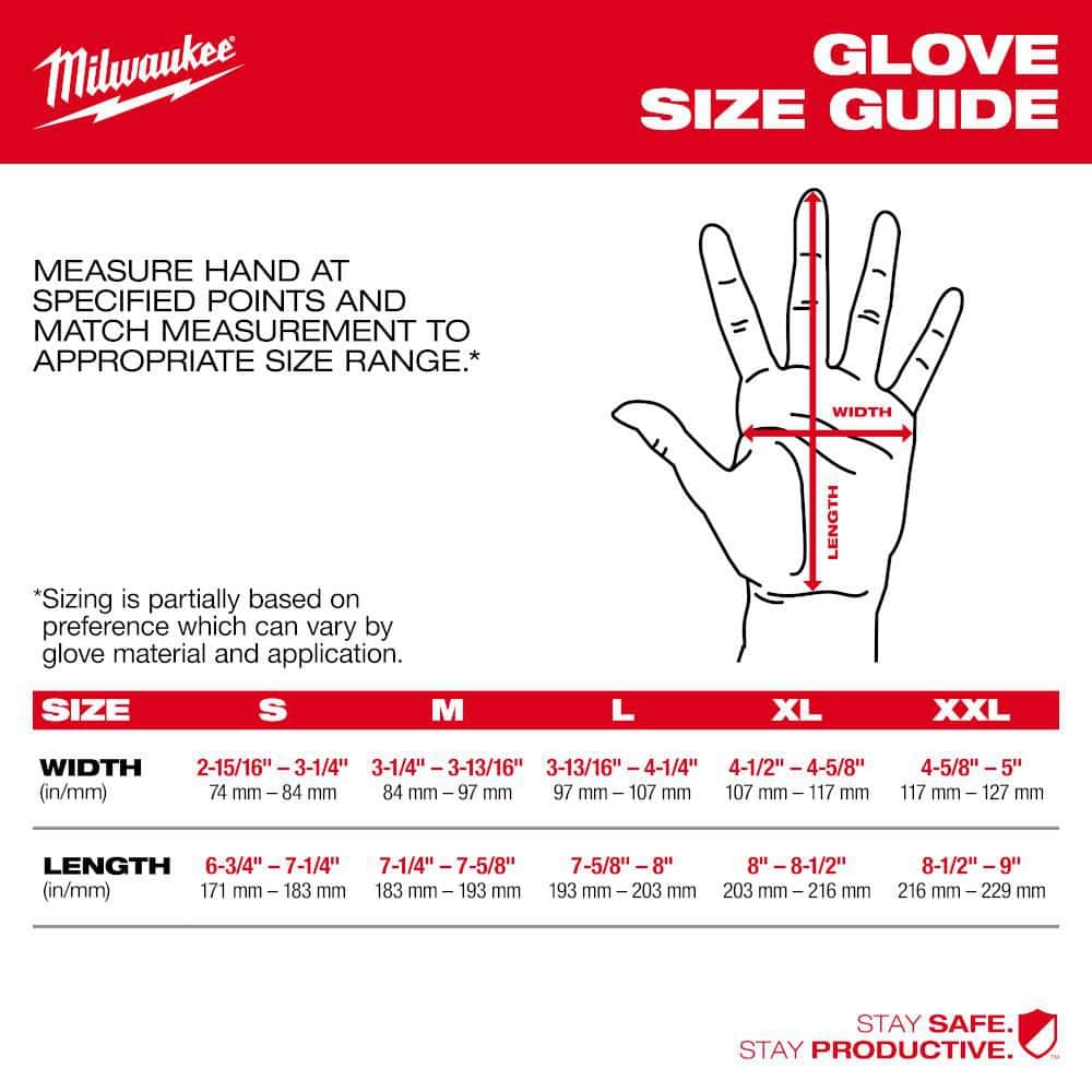 Milwaukee Medium Anti-Vibration Cut Level 4 High Dexterity Nitrile Dipped Gloves
