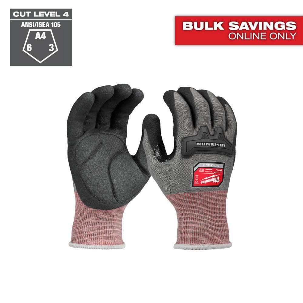 Milwaukee Small Anti-Vibration Cut Level 4 High Dexterity Nitrile Dipped Gloves