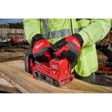 Milwaukee Medium Anti-Vibration Work Glove, Synthetic Leather, SMARTSWIPE Knuckle