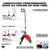Milwaukee M18 ONE-KEY 18-Volt Lithium-Ion Cordless ROCKET Dual Pack Tower Work Light, 5'5" Max Height, 5400 Lumens (Tool-Only)