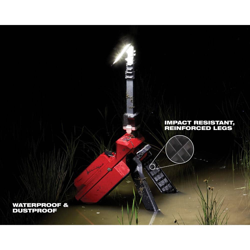 Milwaukee M18 ONE-KEY 18-Volt Lithium-Ion Cordless ROCKET Dual Pack Tower Work Light, 5'5" Max Height, 5400 Lumens (Tool-Only)