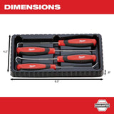 Milwaukee Combination Metric Wrench Mechanics Tool Set with Hook & Pick Set, 19-Piece (8–22 mm)