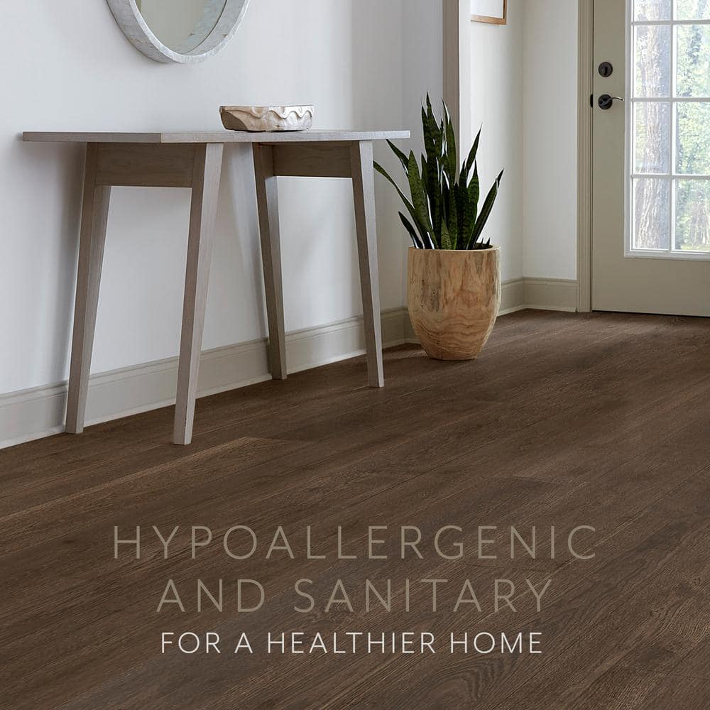ASPEN FLOORING Mink White Oak 9/16 in. T x 8.66 in. W Tongue and Groove Wire Brushed Engineered Hardwood Flooring (31.25 sqft/case)