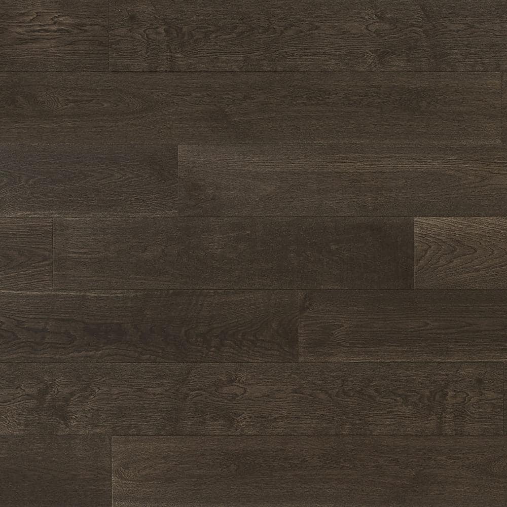 ASPEN FLOORING Mink White Oak 9/16 in. T x 8.66 in. W Tongue and Groove Wire Brushed Engineered Hardwood Flooring (31.25 sqft/case)