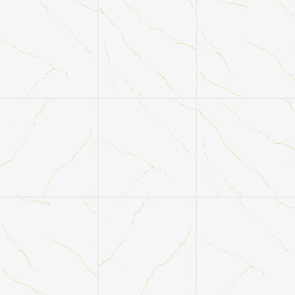 MSI Miraggio Gold 2 cm. x 24 in. x 24 in. Matte Porcelain Marble Look Paver Tile (240 sq. ft./Pallet)