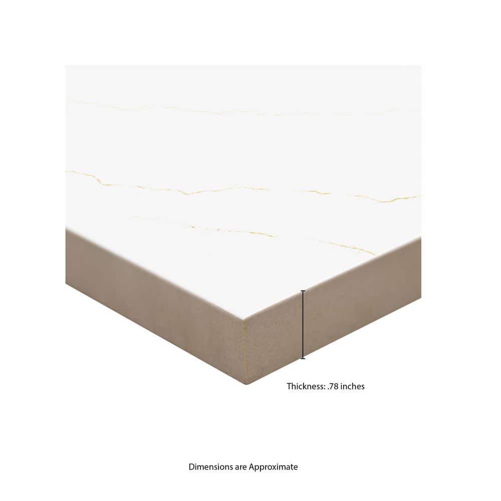 MSI Miraggio Gold 2 cm. x 24 in. x 24 in. Matte Porcelain Marble Look Paver Tile (240 sq. ft./Pallet)
