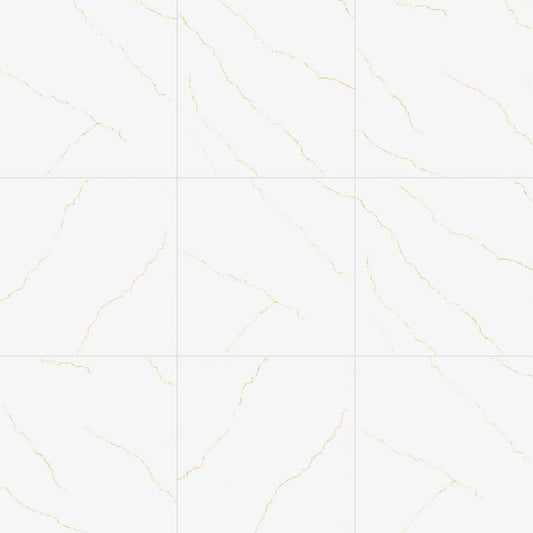 MSI Miraggio Gold 2 cm. x 24 in. x 24 in. Matte Porcelain Marble Look Paver Tile (8 Sq. Ft./Case)