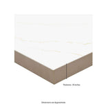 MSI Miraggio Gold 2 cm. x 24 in. x 24 in. Matte Porcelain Marble Look Paver Tile (8 Sq. Ft./Case)