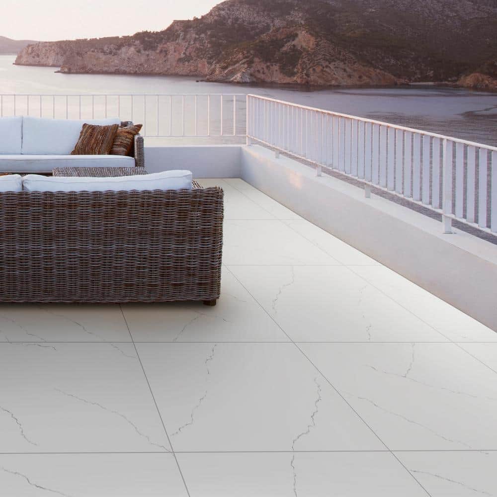 MSI Miraggio Gray 2 cm. x 24 in. x 24 in. Porcelain Paver Tile (8 Sq. Ft./Case)