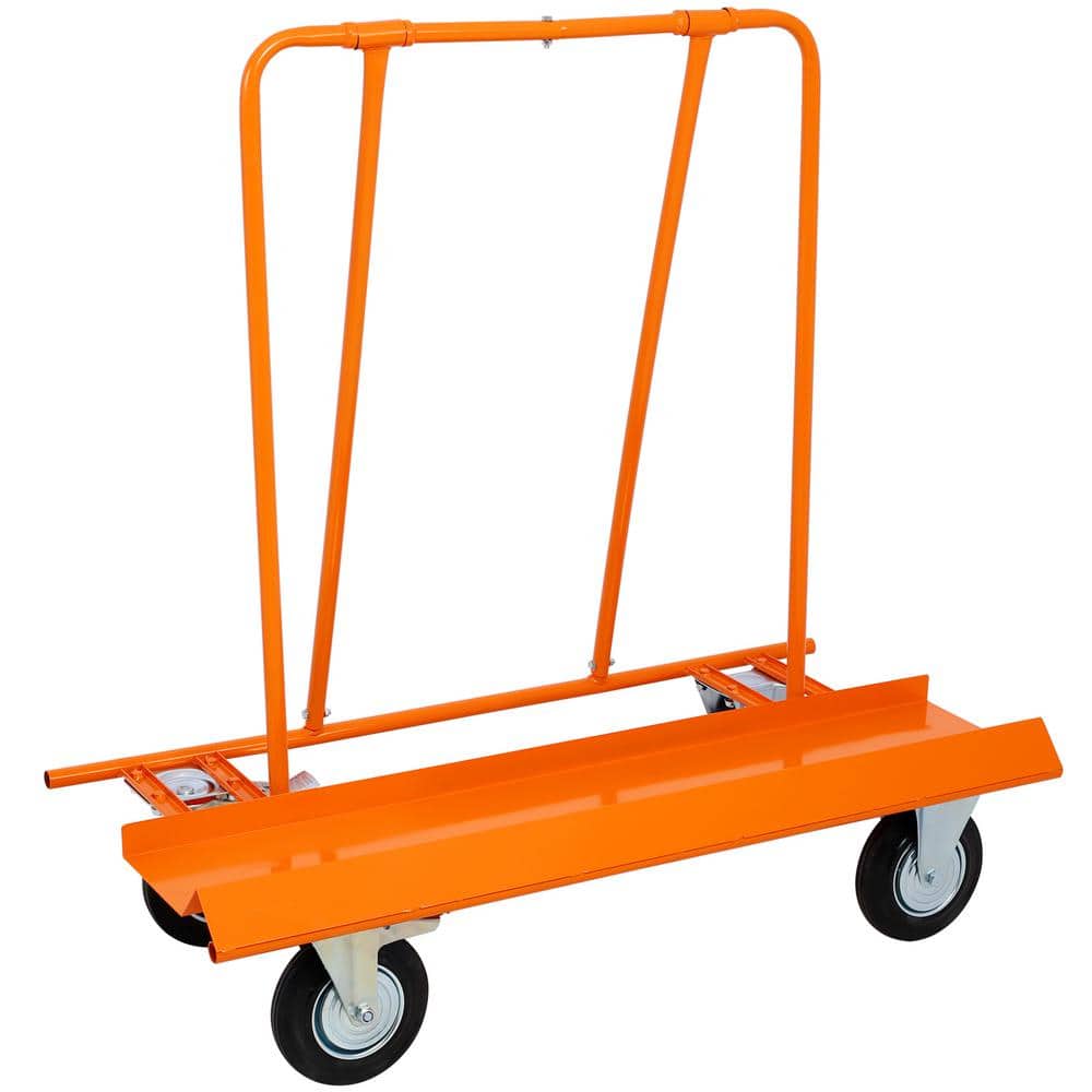 Miscool Ami Heavy-Duty Drywall Sheet Cart, Panel Dolly 1800 lbs. Load Capacity, Panel Service Cart, Casters with Brake