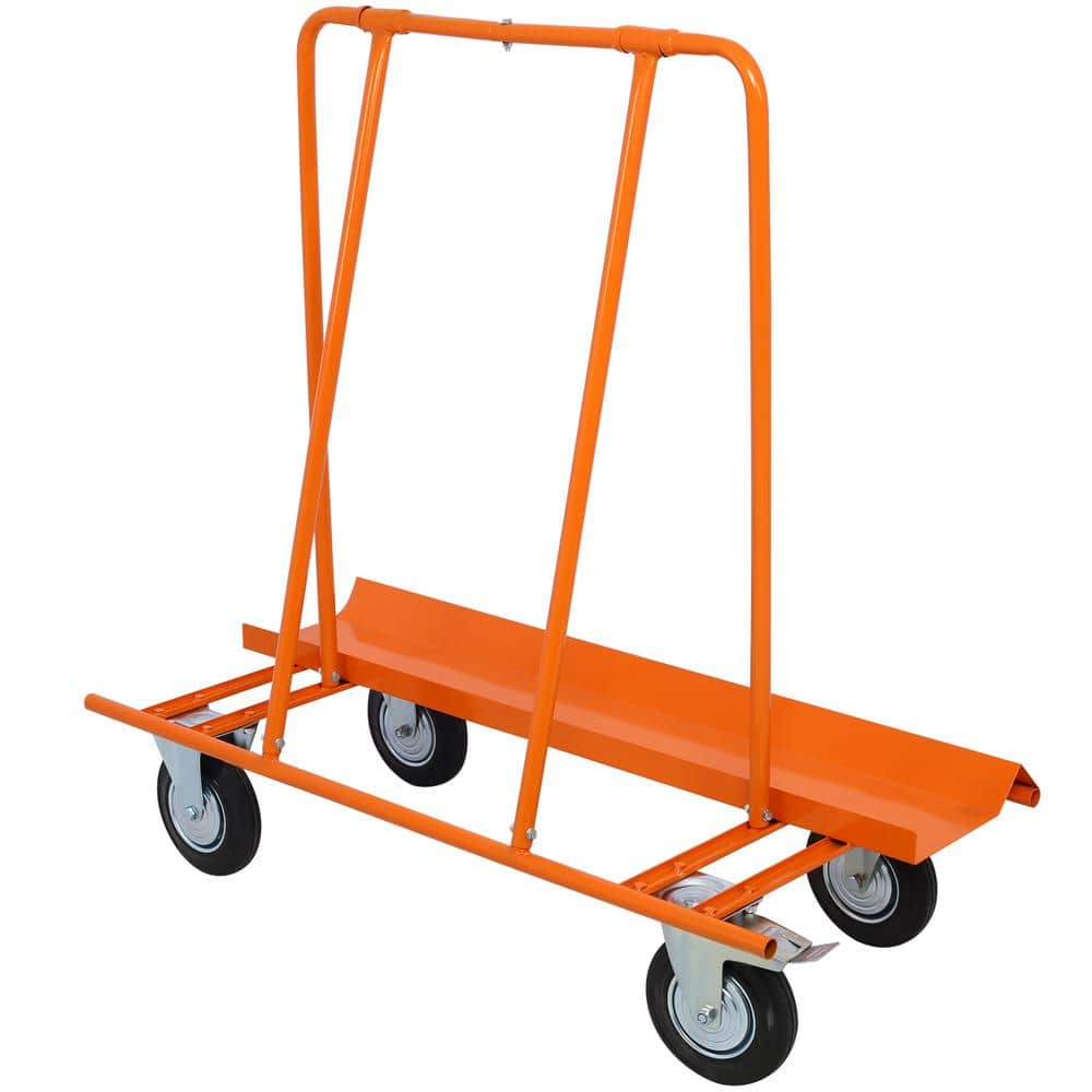 Miscool Ami Heavy-Duty Drywall Sheet Cart, Panel Dolly 1800 lbs. Load Capacity, Panel Service Cart, Casters with Brake